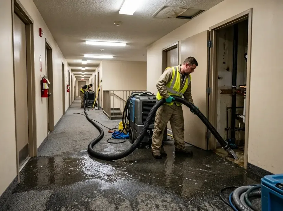 multi-unit-apartment-hallway-f-005 — frequently asked questions, Emergency Burst Pipe Water Extraction & Removal in East Cam…